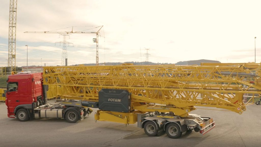 Potain Introduces The New Igo T 99 Self-Erecting Crane