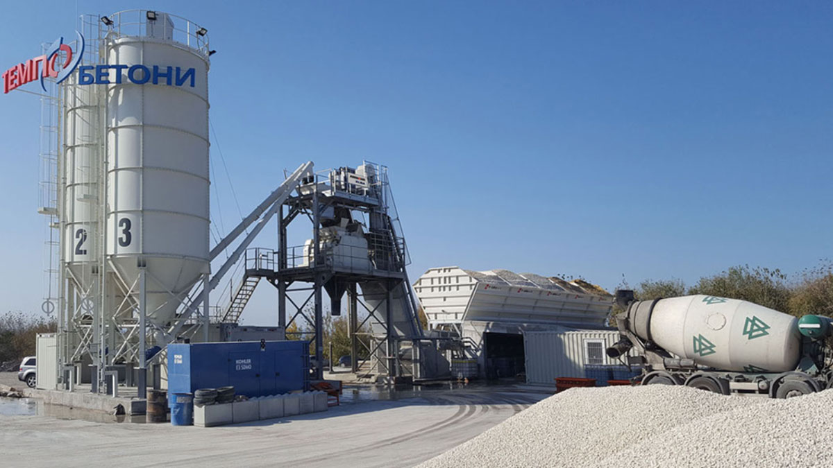 Tempo Trans EOOD Satisfied With Ammann Concrete Mixing Plants Plant