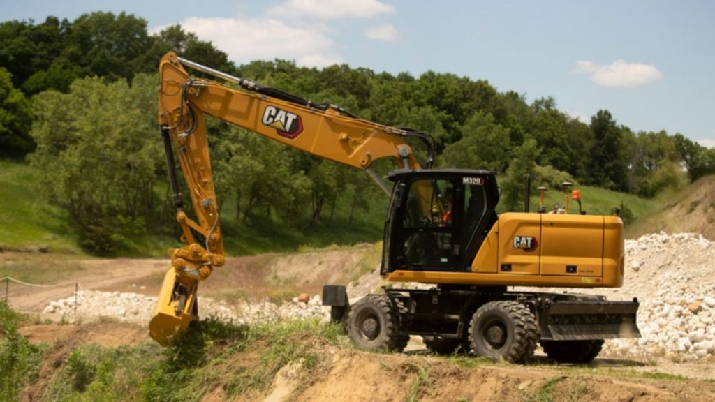 The New Cat M320 Wheeled Excavator The New Cat M320 Wheeled Excavator