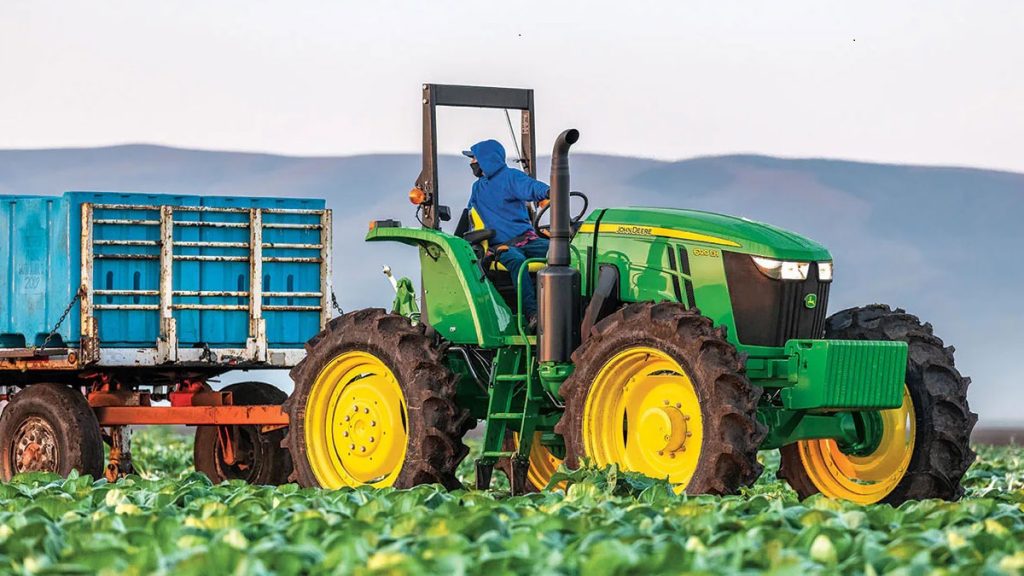 John Deere Introduces New 6120EH Tractor For High-Clearance, Low-Speed Applications