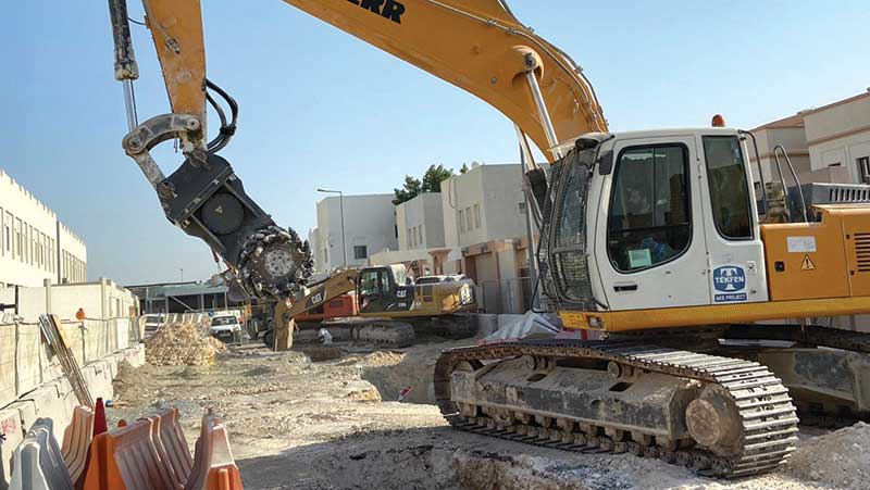 Specialised attachments can be used to carry out important jobs on construction sites, saving time and money.