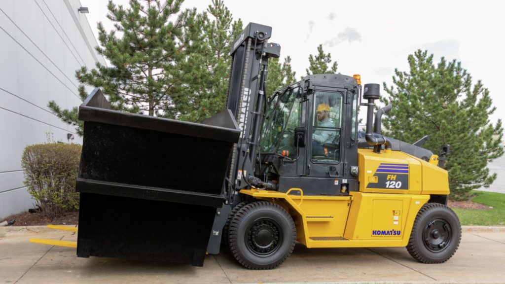 Komatsu’s New FH100160 HeavyDuty Forklift Plant & Equipment News