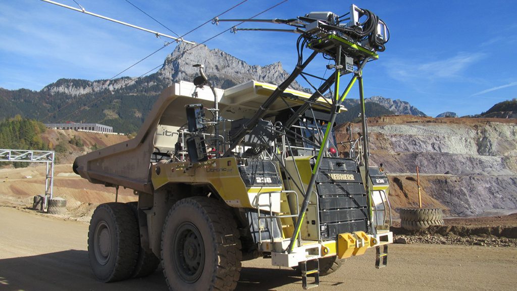 Liebherr And ABB Accelerate All-Electric Mine Transition, Focussing On Haul Truck Trolley Support Liebherr offers a Trolley Assist System for its haul truck range.