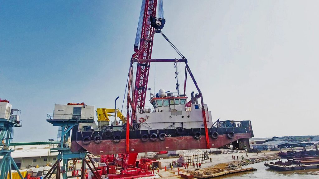 MTC 15 Crane Expands Capacity To Save Time And Costs At Lagos Port, Nigeria
