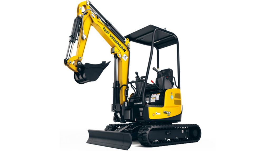 Yanmar Releases ViO17-1 True Zero Tail Swing Excavator With Improved Fuel Efficiency And Serviceability