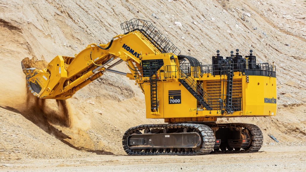 Demo Will Preview New Komatsu PC7000-11 Hydraulic Excavator Demo Will Preview New Komatsu PC7000-11 Hydraulic Excavator