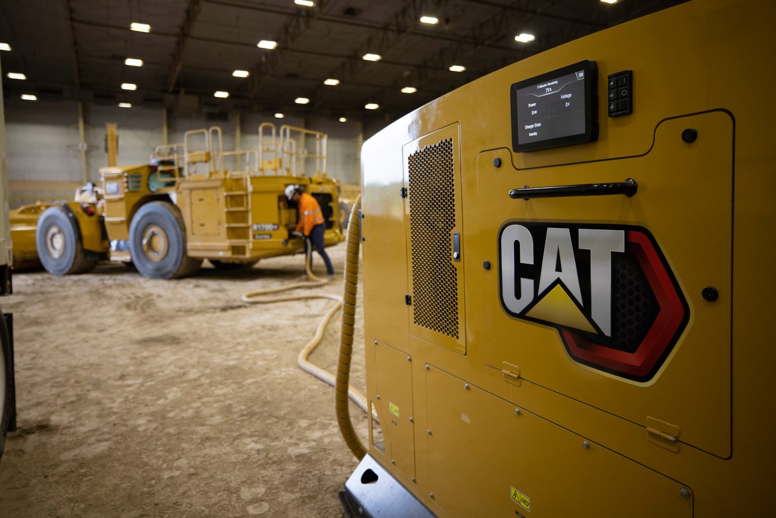 Built Rugged For Underground Mining, The New Cat MEC500 Mobile Equipment Charger Delivers Fast, Simple And Safer Charging