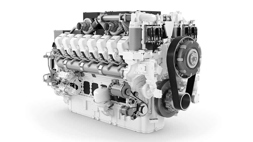 Liebherr D9816 engine
