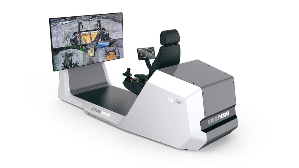 Liebherr Remote Control (LiReCon) teleoperation system