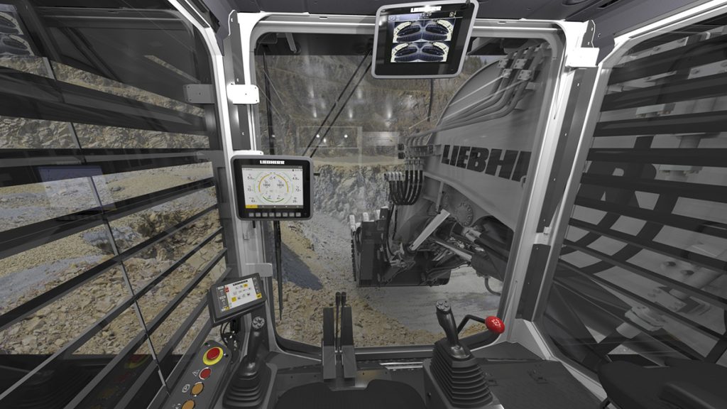 The brand new cab of the R 9600.
