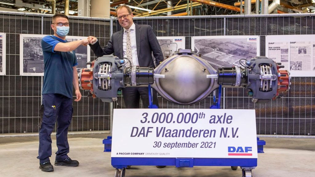 DAF Trucks Flanders 3,000,000 Axles In 50 Years