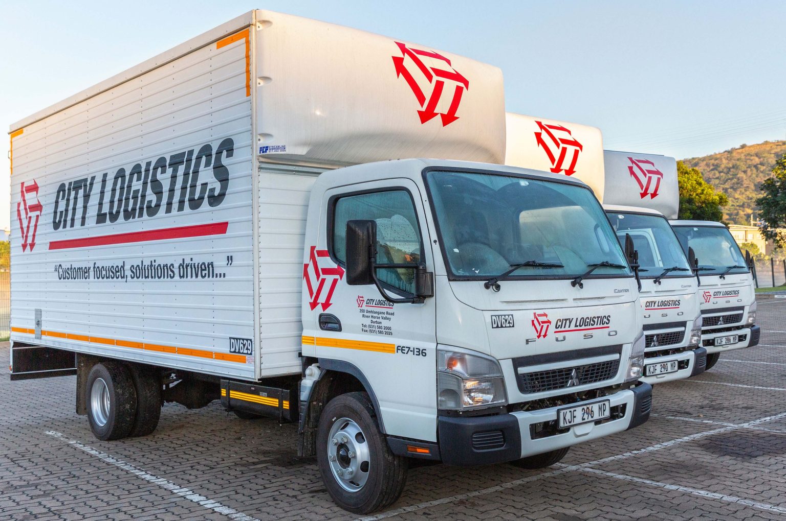 Over 40 FUSO Canter Trucks Handed Over To City Logistics In Durban
