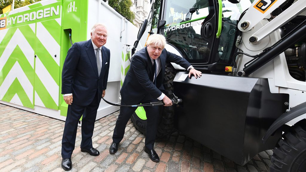 Hydrogen Powered JCB Loadall Unveiled Hydrogen Powered JCB Loadall Unveiled