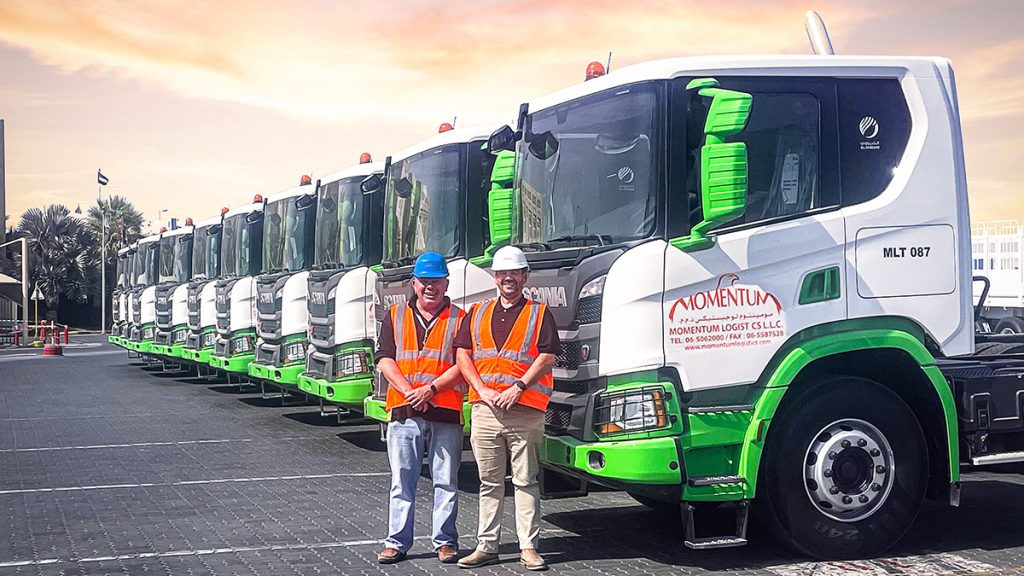 Momentum Logistics Parks More Scania Truck Orders With Al Shirawi Enterprises