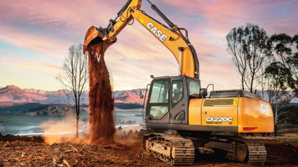 CASE Construction Launches CX 220C LC Heavy Duty Excavator In SA