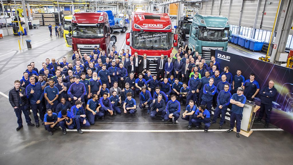 DAF Trucks Employees celebrate start of production of New Generation DAF trucks