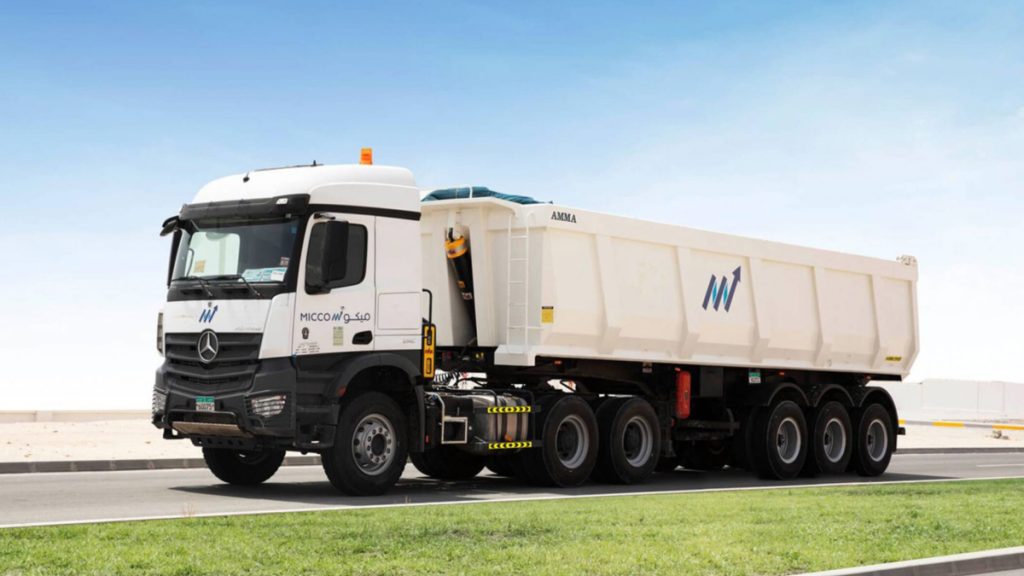 AD Ports Group Enters The Construction Logistics Market Through Acquisition Of 31 New Tipper Trucks