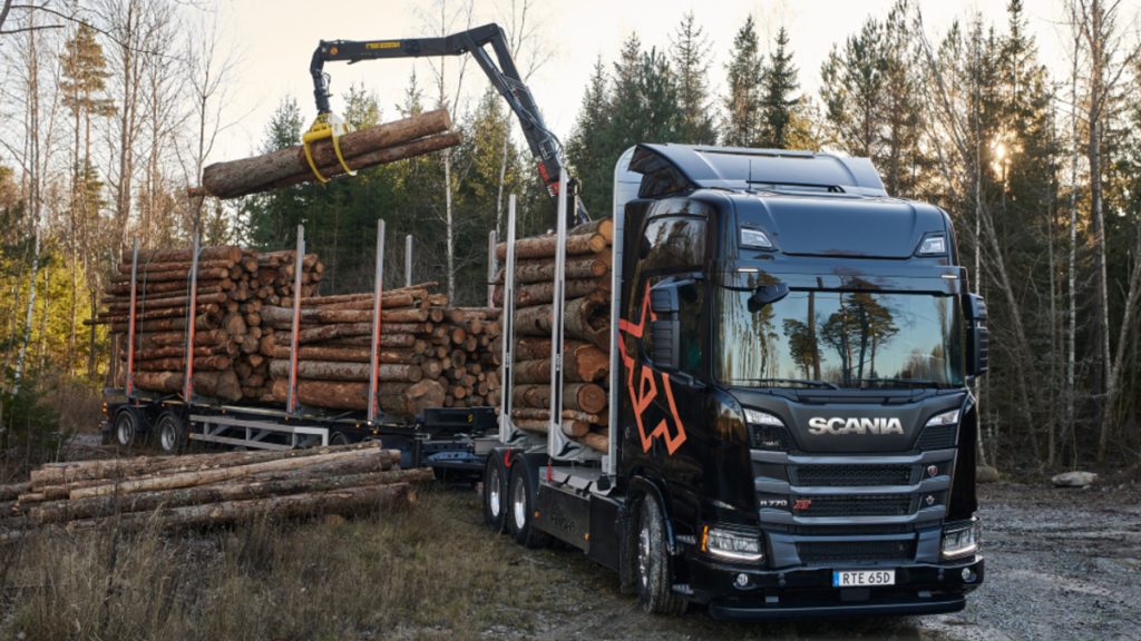 Scania And SCA Develop First 80 Tonne Electric Timber Truck