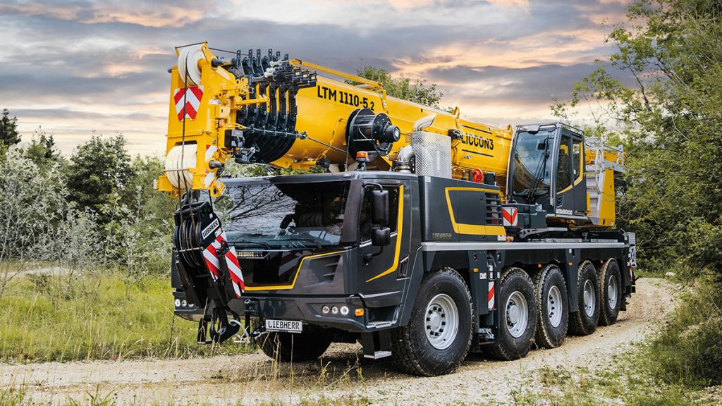 The Liebherr LTM 1110-5.2 Mobile Crane