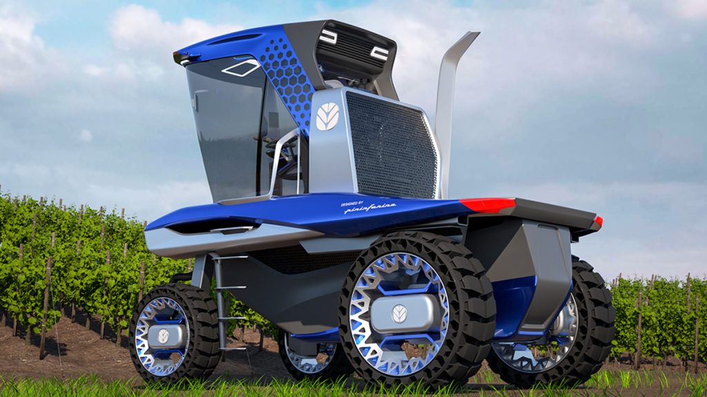 New Holland Unveils Unique Straddle Tractor Concept
