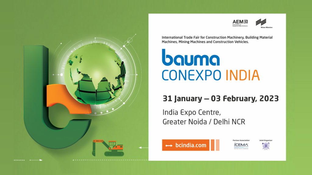 Bauma CONEXPO INDIA Announces 2023 Trade Fair Dates