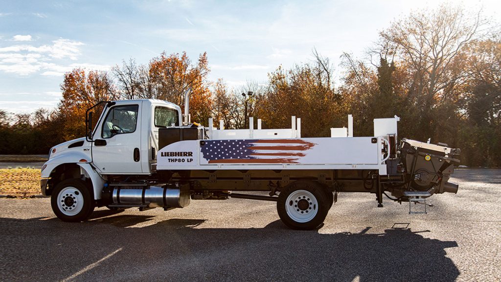 Liebherr Showcases THP 80-LP Truck Mounted Concrete City Pump At World Of Concrete 2022 Trade Show Liebherr Showcases THP 80-LP Truck Mounted Concrete City Pump At World Of Concrete 2022 Trade Show