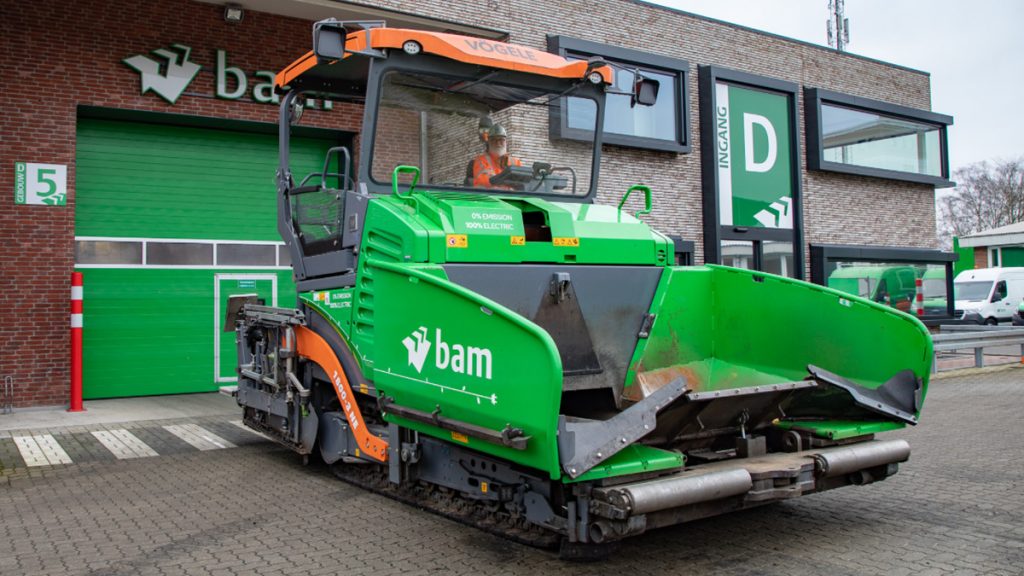 World First: Electric Asphalt Paver For BAM