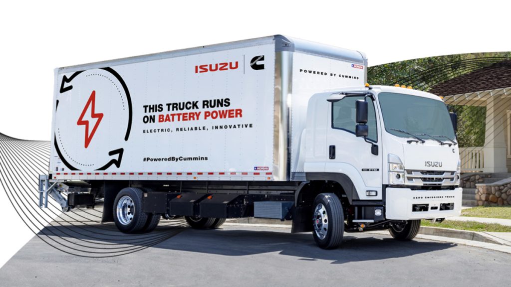 Isuzu And Cummins Announce Battery Electric Truck Collaboration