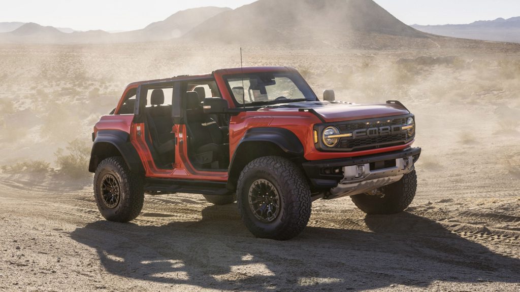 Ford Launches 2022 Bronco Raptor