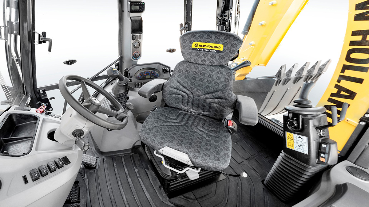 New cab re-designed for outstanding operator comfort