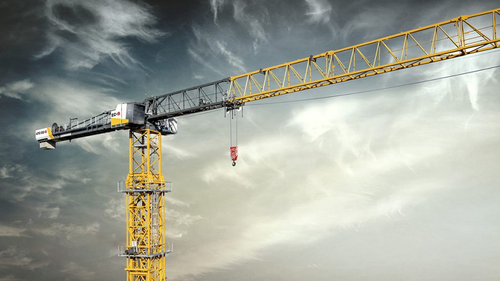 Depending on the tower system, the new 470 EC-B can reach a hook height of up to 96 metres in a freestanding position.