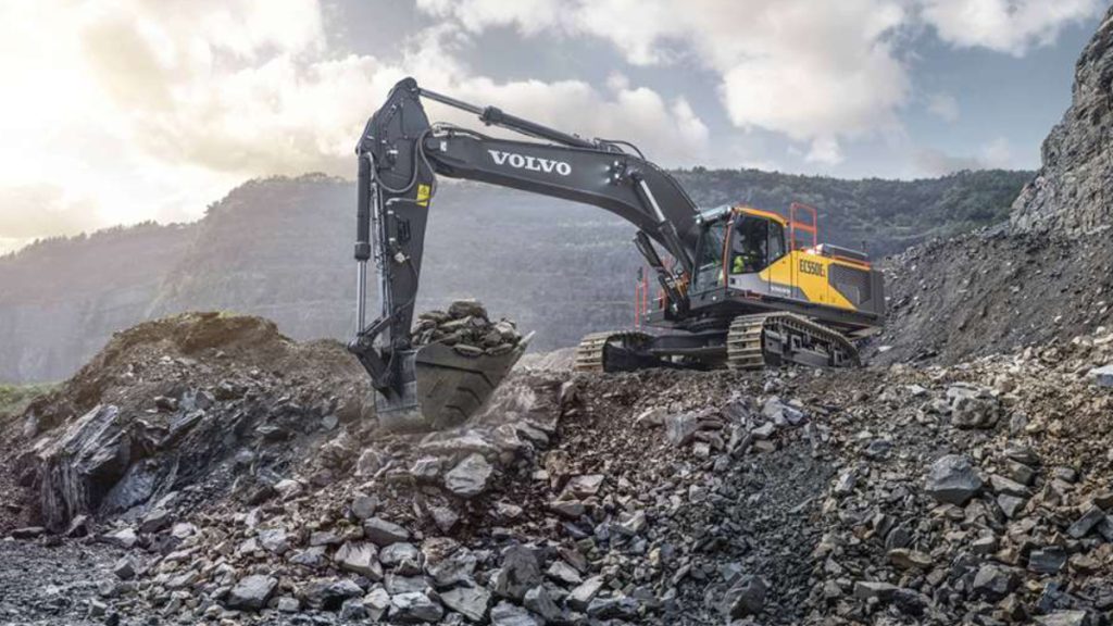 Volvo construction equipment has expanded the distribution of its EC550E.