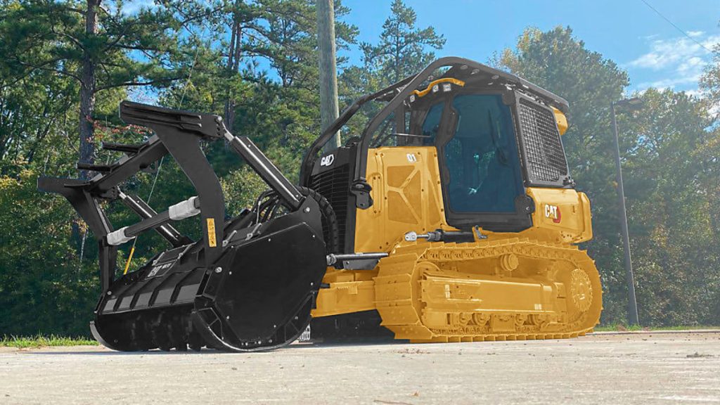New Cat D1 Mulcher Features Sloped Hood Styling