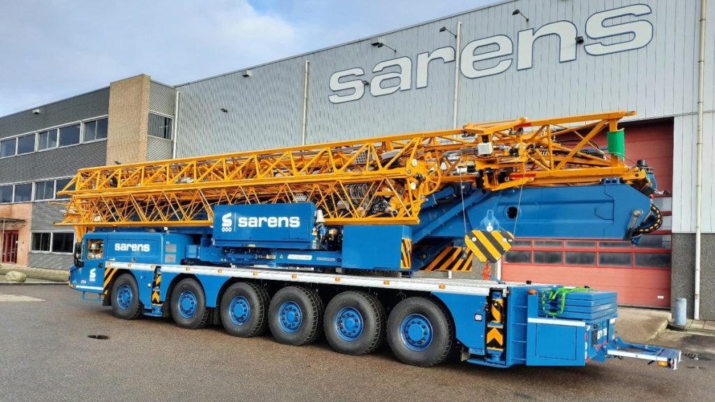 Sarens Takes Delivery Of Spierings Zero-Emission Elift Crane