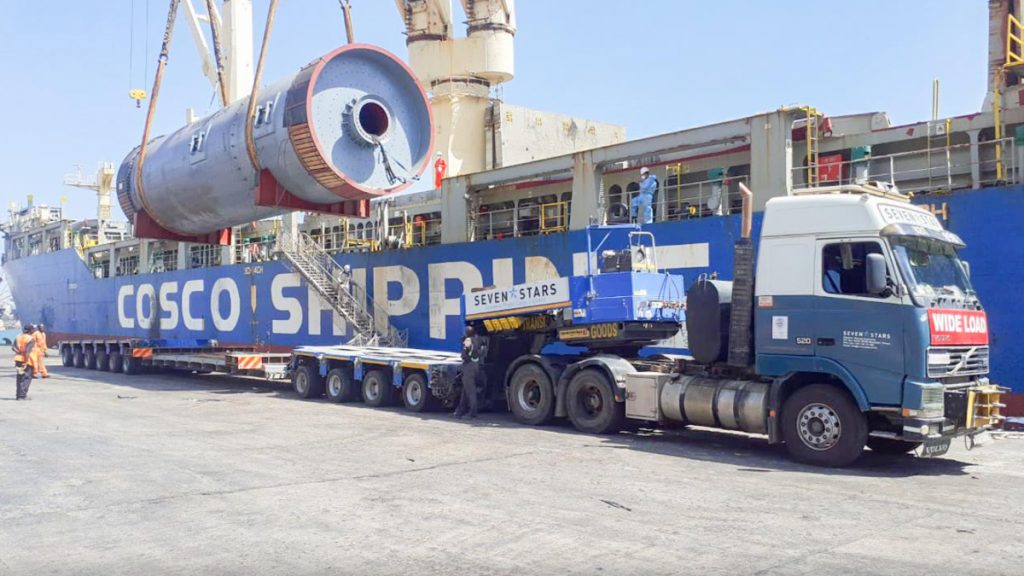Faymonville Trailer Transports A 90-Ton Mill Shell