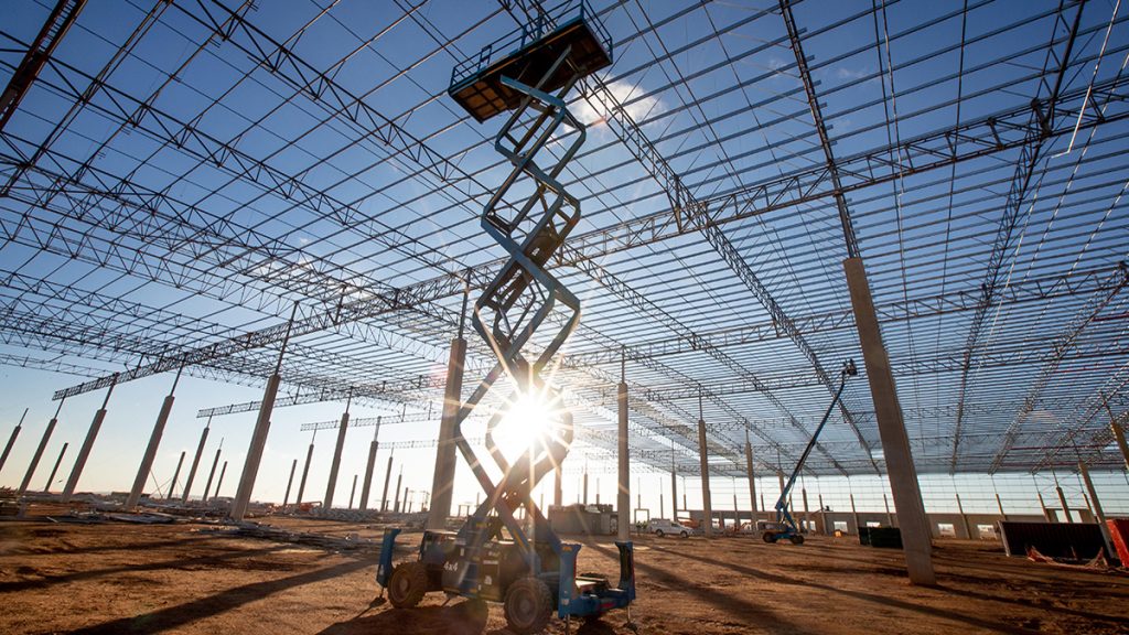 Genie Booms And Lifts Help With Warehouse Project In South Africa