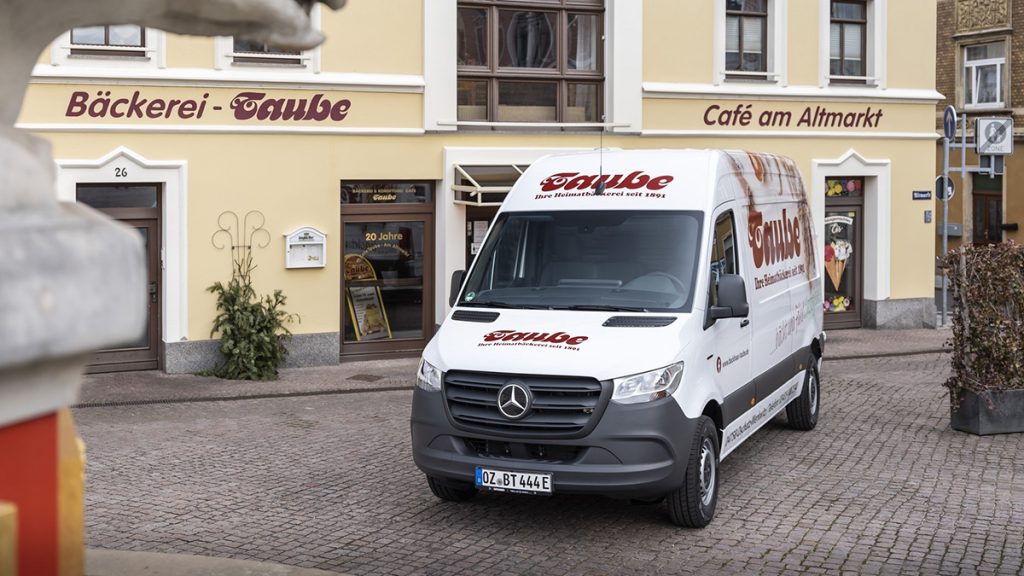 Seven-Millionth Commercial Mercedes Benz Van Goes To A Baker In Saxony