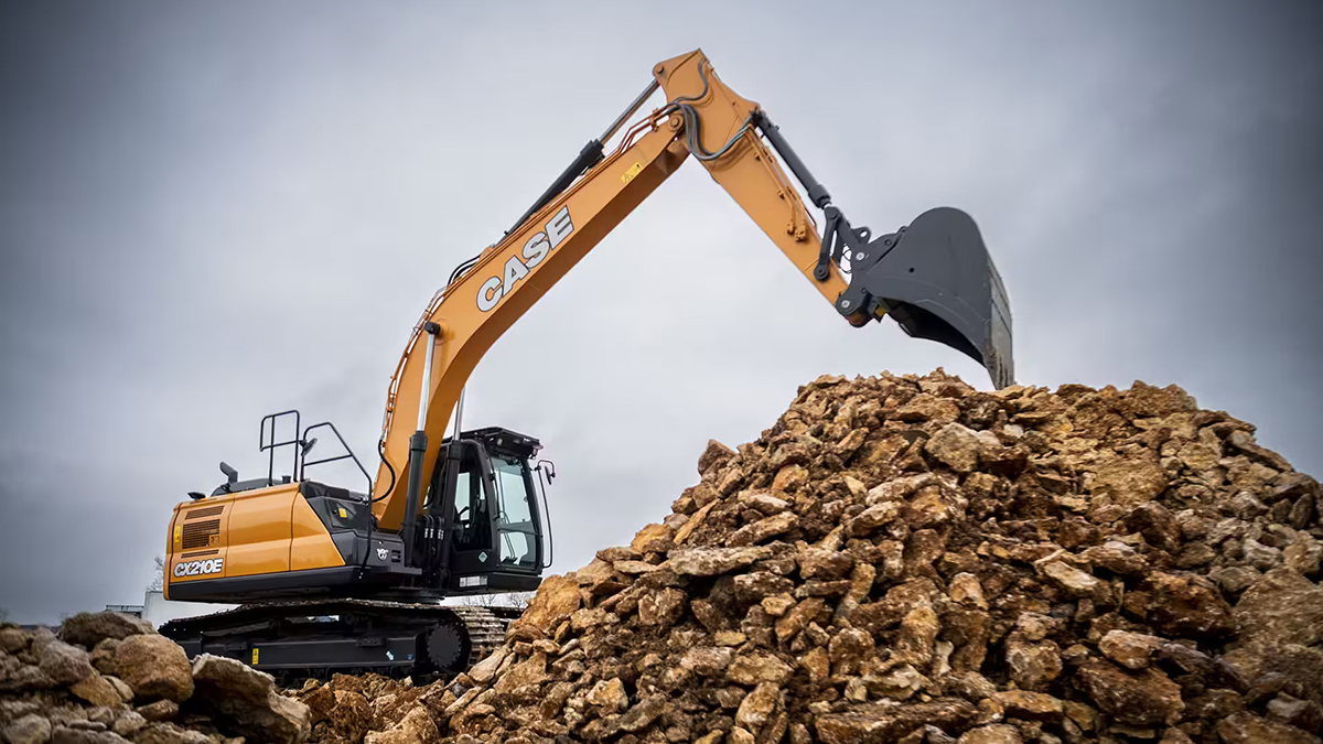 CASE Announces New E-Series Crawler Excavator Range 