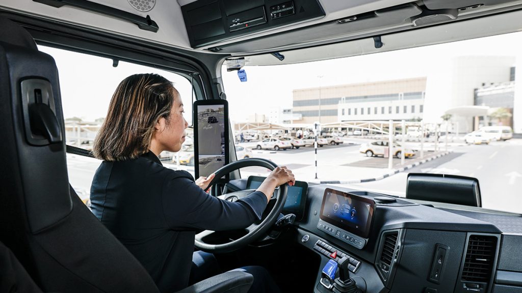 DCV MENA And Belhasa Driving Centre Witnesses Landmark Moment For Female Truck Drivers In The UAE