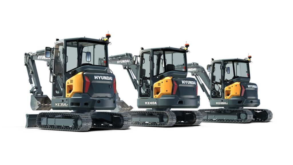 Three Mini Excavators Made By Hyundai CE Win At The Red Dot Design Awards Three Mini Excavators Made By Hyundai CE Win At The Red Dot Design Awards
