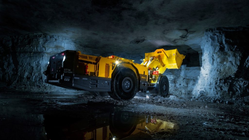 Epiroc’s Scooptram ST14 Battery loader is part of the order by Assmang for the Black Rock mine