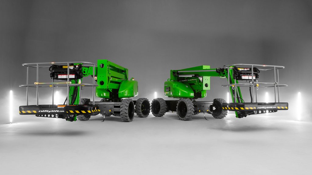 Niftylift Launches 15m And 17m Low-Weight All-Electric Booms