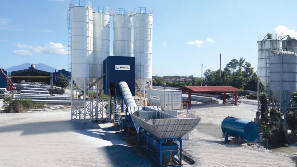 The Eurotec Swiftec SWT concrete plant (pictured) and Smartec SMT concrete plant will be locally manufactured and sold by Gainwell.