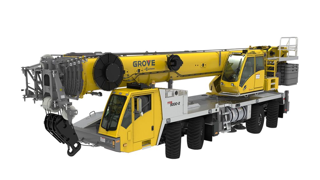New Grove TTS9000-2 Truck Crane Brings All-Wheel Steering To Nimble, Lightweight Carrier