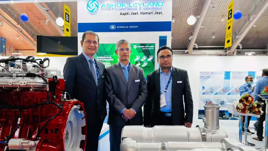 Ashok Leyland Reaches Yet Another Milestone, Showcases ‘CNG Engine H Series’ At EXCON 2022 Ashok Leyland Reaches Yet Another Milestone, Showcases ‘CNG Engine H Series’ At EXCON 2022