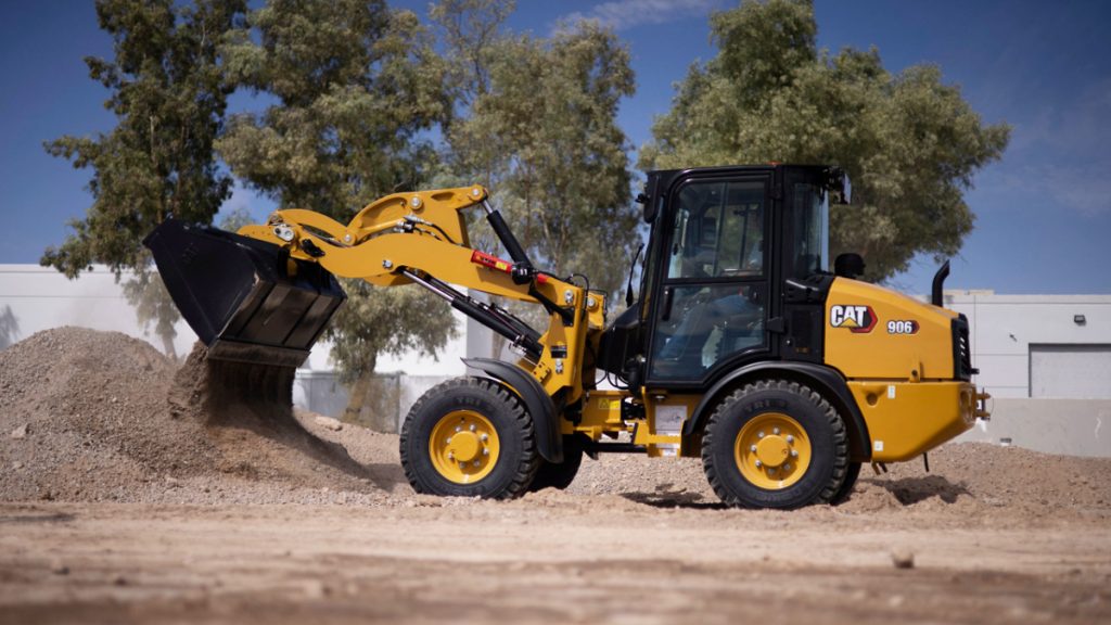 The Cat 906 compact wheel loader