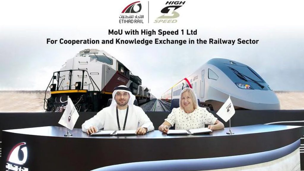 Etihad Rail Signs Three Mous With European Companies