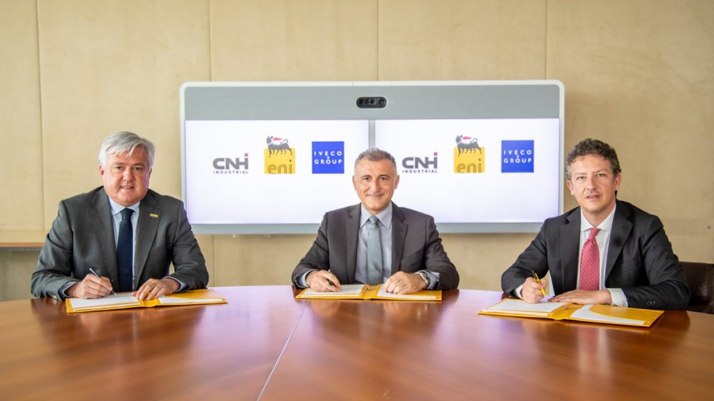 Eni, CNH Industrial And Iveco Group Signed A Memorandum Of Understanding