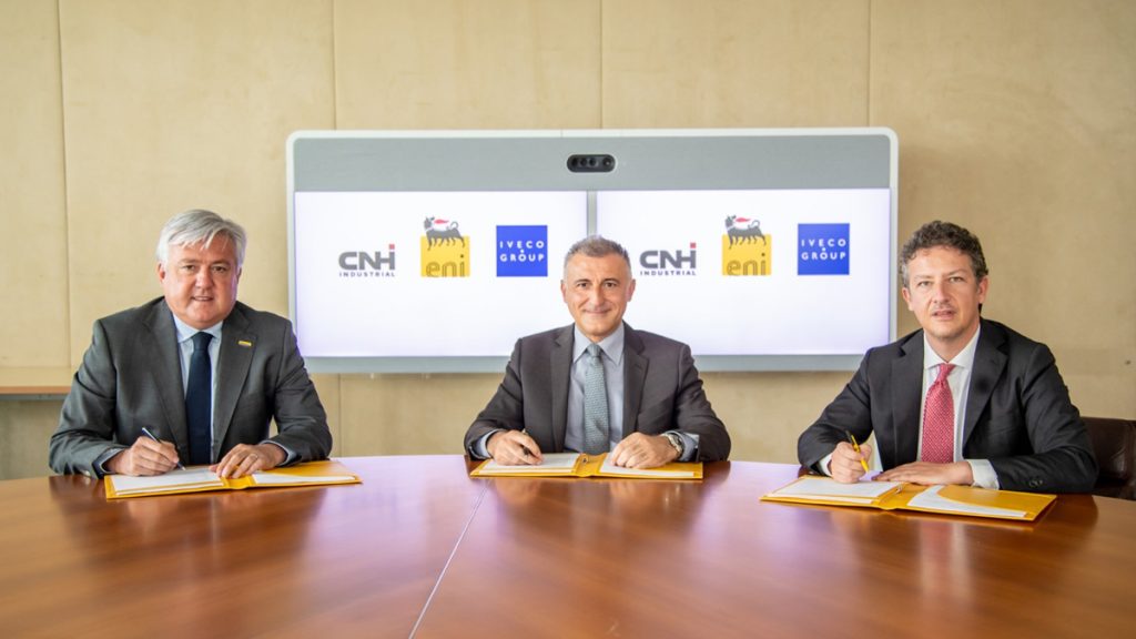 Eni, CNH Industrial And Iveco Group Signed A Memorandum Of Understanding Eni, CNH Industrial And Iveco Group Signed A Memorandum Of Understanding