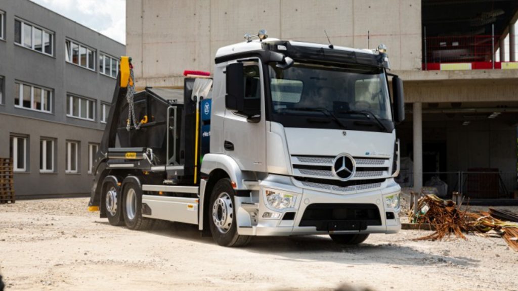 ZF And Mercedes-Benz Trucks Showcase Silent Electric Trucks